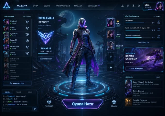 Slotime online oyun platformu arayüz ekranı